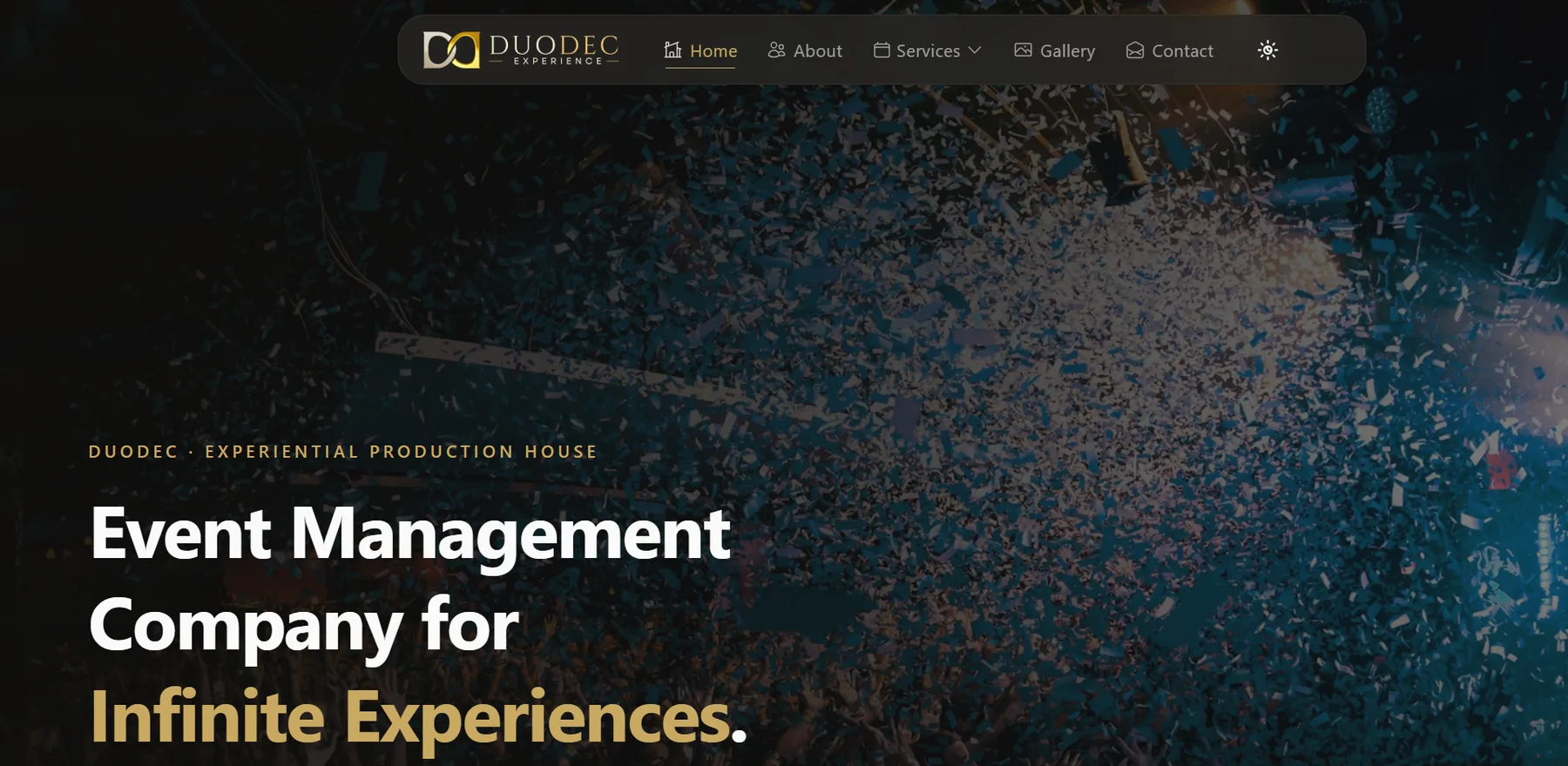 DuoDec Experience homepage